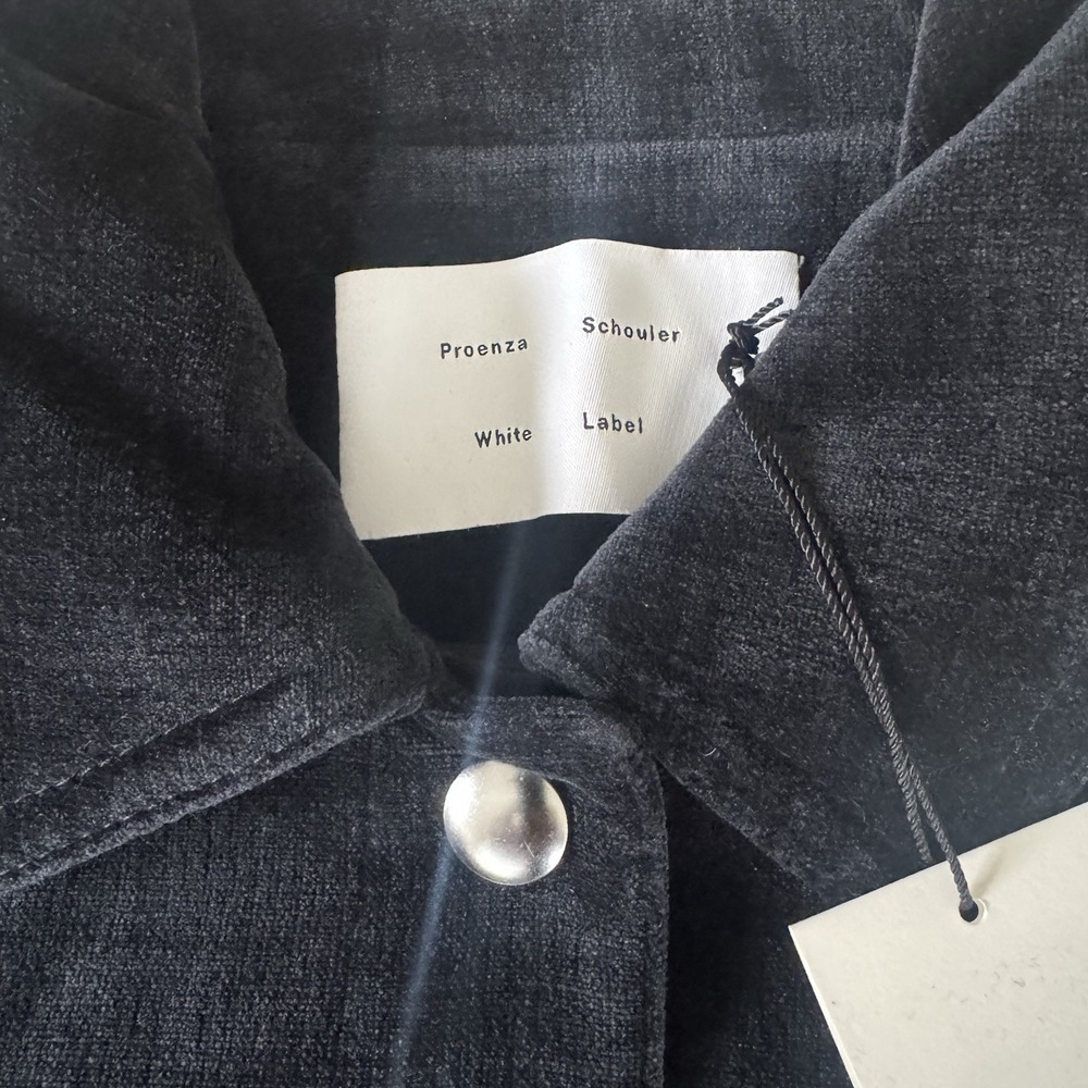 Proenza Schouler Stella Chenille Jacket Women's Size 6 Black - Picture 6 of 12